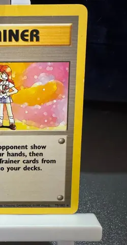 Pokemon Cards: Trainer Base Set Rare: Lass 75/102 TCG 1999 WOTC Vintage - Image 3