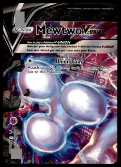 Pokemon TCG SWSH: Sword & Shield Promo Cards #SWSH159 Mewtwo V-UNION Holo - Image 1