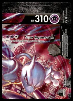 Pokemon TCG SWSH: Sword & Shield Promo Cards #SWSH160 Mewtwo V-UNION Holo - Image 1