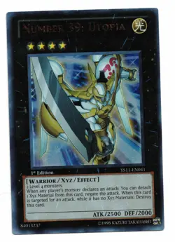 Yu-Gi-Oh Card: Number 39: Utopia YS11-EN041 1st Edition Ultra Rare! GD - Image 1