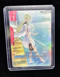 Lady Luck ST08-013 C+ Gundam Card Game Flash of Radiance English Free Ship - Image 1