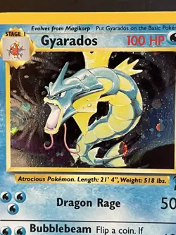 Pokemon TCG Gyarados Base Set 2 Holo Rare Card 7/130 - Image 2