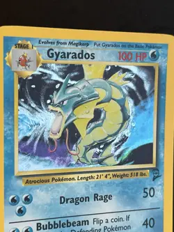 Pokemon TCG Gyarados Base Set 2 Holo Rare Card 7/130 - Image 3