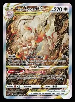 Hisuian Zoroark VSTAR GG56/GG70 Ultra Rare Crown Zenith Pokemon Card - Image 1