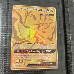 Pokemon TCG Ultra Necrozma GX Dragon Majesty Holo Card 78/70 Secret Rare - Image 1