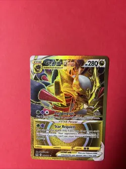 Pokemon TCG Giratina v Star 212/196 Secret Rare Rainbow Lost Origin Card - Image 3