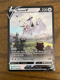 Pokemon TCG Arceus V SWSH204 SWSH: Sword & Shield Promo Cards Holo NM/lp - Image 1