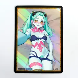 REBECCA Waifu Anime Card LIMITED 1/1 Custom TCG Holo Goddess Story ACG T13203 - Image 1