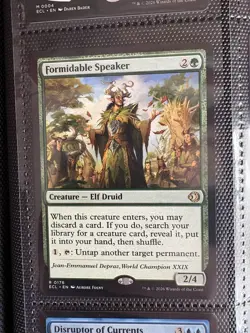 MTG Lorwyn Eclipsed Formidable Speaker Normal R 0176 ECL - Image 1