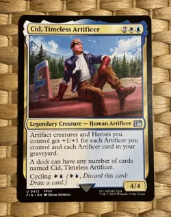 Cid, Timeless Artificer V6 412 FIN EN NM MTG Magic the Gathering Final Fantasy - Image 1