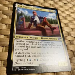 Cid, Timeless Artificer V6 412 FIN EN NM MTG Magic the Gathering Final Fantasy - Image 2