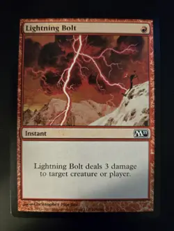 Lightning Bolt NM Core Set 2011 M11 MTG FREE SHIPPING - Image 1