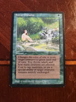 MTG Sylvan Paradise Legends Regular Magic the Gathering - Image 1