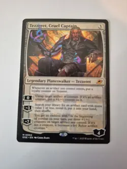 1x Tezzeret, Cruel Captain - Edge of Eternities - MTG 0002 mythic NM x1 - Image 1