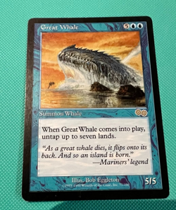 Great Whale - Urza's Saga - MTG - Magic the Gathering - Image 1