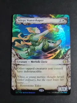 Adept Watershaper (Showcase Foil) Rare MTG Lorwyn Eclipsed - Image 1