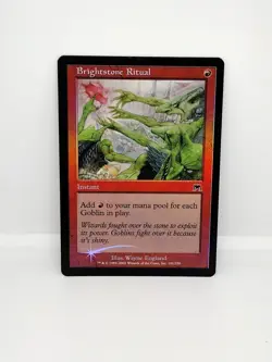 Onslaught MTG FOIL Brightstone Ritual Magic 193 Free Shipping - Image 1