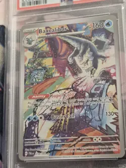 2023 Pokemon Paldea Evolved Baxcalibur #210 Illustration Rare PSA 9 MINT - Image 2