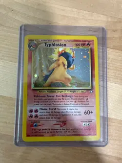 Typhlosion - 17/111 - Pokemon Neo Genesis Unlimited Holo Rare Card WOTC NM - Image 1