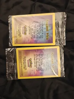 2 Ancient Mew SEALED Rare Holo Movie Promo Pokemon 2000 Black Star Promo - Image 2