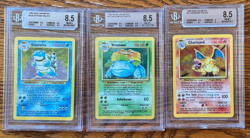 Pokemon Base Set Unlimited Complete holos 1-16 BGS 8.5+ Charizard PSA NM-Mint+ - Image 1