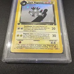 DARK MAGNETON - HOLO #11 PSA 8 • 2000 POKEMON ROCKET 1ST EDITION - Image 4