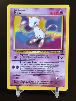 Pokemon Mew Black Star Promo 8 MP - Image 1