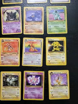 Alte Pokemon Karten Sammlung 24x Rare WotC 1. Edition Vintage - Played - Image 5