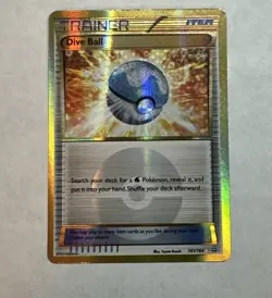 Pokemon TCG Dive Ball Primal Clash 161/160 Holo Secret Rare LP-NM - Image 2