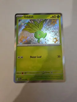 Oddish 092/091 Pokemon TCG Paldean Fates Shiny Holo Rare NM - Image 1