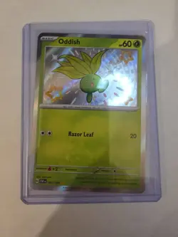 Oddish 092/091 Pokemon TCG Paldean Fates Shiny Holo Rare NM - Image 3