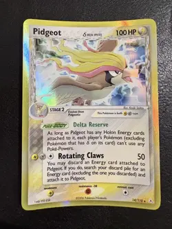Pokemon Pidgeot - 2006 EX Holon Phantoms 14/110 Delta Species Holo Lp - Image 1