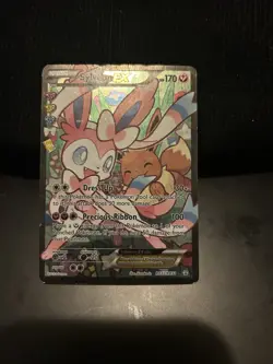 Pokemon Sylveon EX Ultra Rare Full Art Holo RC32/RC32 Generations - Image 1