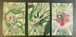 3 Pokemon Attacks2 Database Chikorita Bayleef Meganium Cracked Ice Holo Non-TCG - Image 1