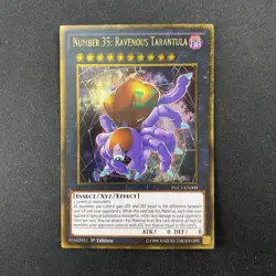Yu-Gi-Oh! - Premium Gold: Infinite Gold Number 35: Ravenous Tarantula PGL3-EN009 - Image 1