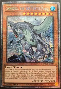 YUGIOH Gameciel, The Sea Turtle Kaiju MP25-EN028 1st Ed Starlight Rare NM 1x - Image 1