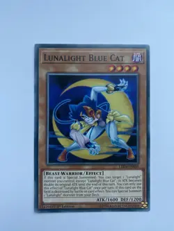 Lunalight Blue Cat - LED4-EN050 - Common - 1st Edition - YuGiOh - Image 1