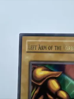 Yugioh Left Arm Of The Forbidden One LOB-E100 Ultra Rare EURO LP - Image 2