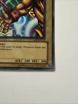 Yugioh! Right Arm of the Forbidden One LOB-EN122 Ultra Rare Unlimited - Image 4