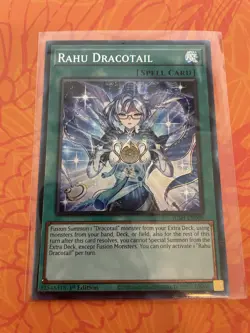 Near Mint Rahu Dracotail - JUSH-EN009 - Collector's Rare - 1st Edition - YuGiOh - Image 1