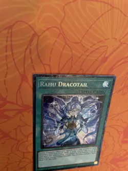 Near Mint Rahu Dracotail - JUSH-EN009 - Collector's Rare - 1st Edition - YuGiOh - Image 3