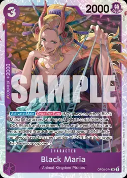 Black Maria [PRB-02] OP08-074 One Piece Premium Booster 2 - Image 1