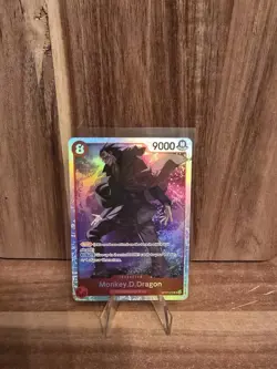 One Piece TCG Monkey D. Dragon Op07-015 Super Rare Eng Nm - Image 1