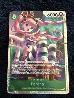 Perona OP14-033 SR | NM | The Azure Sea's Seven | One Piece TCG | English - Image 1