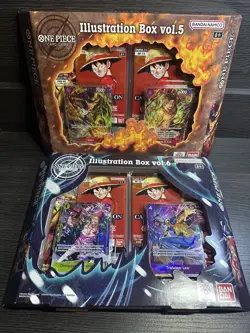 ONE PIECE Illustration Box Vol 5 & Vol 6 NEW PRB-02 OP-13 Bundle TCG - Image 1