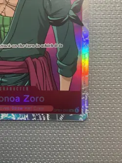 Roronoa Zoro OP01-025 - One Piece TCG - SR Near-Mint Super Rare Foil English - Image 4