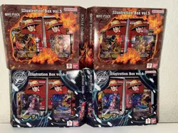 NEW SEALED One Piece Illustration Box Vol. 5 & 6 LOT OF 4 - Image 1