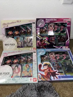 4x One Piece Illustration Box Vol 1-4 Complete Set (Sealed) Boa Nami Luffy Zoro - Image 1