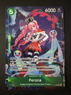 Perona OP14-033 Alternate Art - The Azure Sea’s Seven One Piece TCG English - Image 1