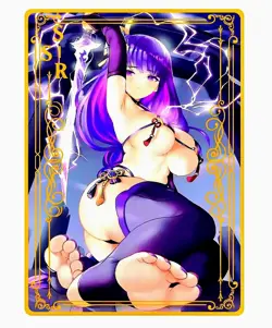 Waifu Anime Cards TCG | Raiden Shogun - Genshin Impact [ METAL CARD ] Hentai - Image 1